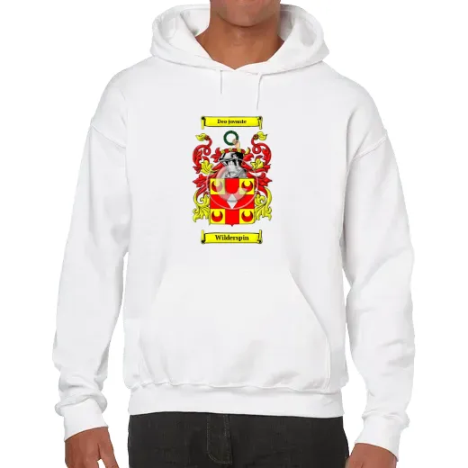 Wilderspin Unisex Coat of Arms Hooded Sweatshirt