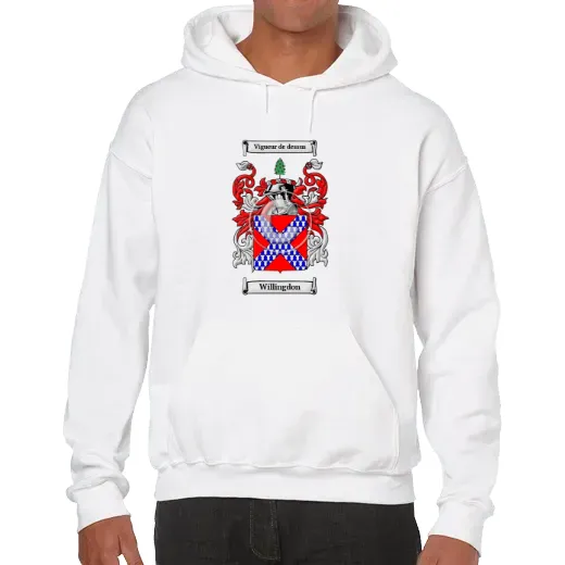 Willingdon Unisex Coat of Arms Hooded Sweatshirt