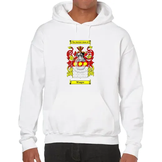 Worger Unisex Coat of Arms Hooded Sweatshirt