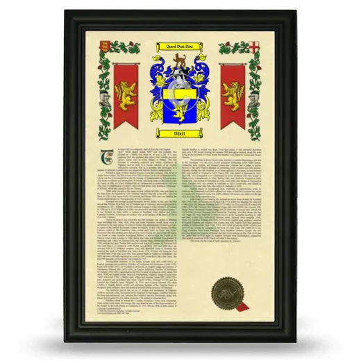 Dixit Armorial History Framed - Black