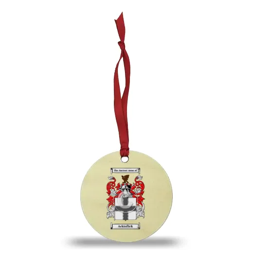 Ackinflick Wooden Ornament