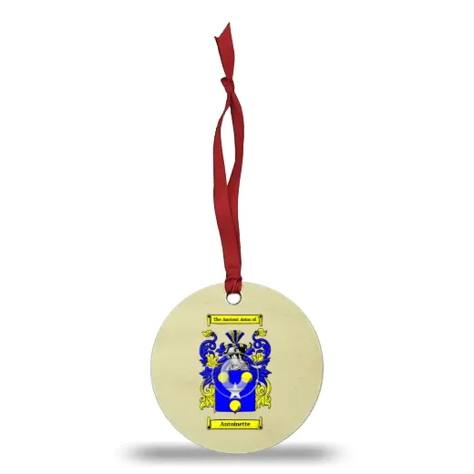 Antoinette Wooden Ornament