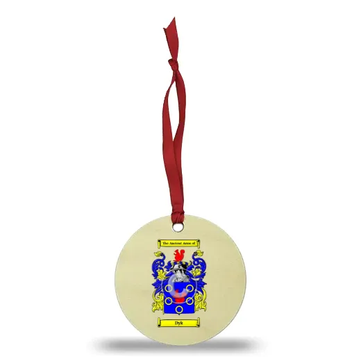 Dyk Wooden Ornament