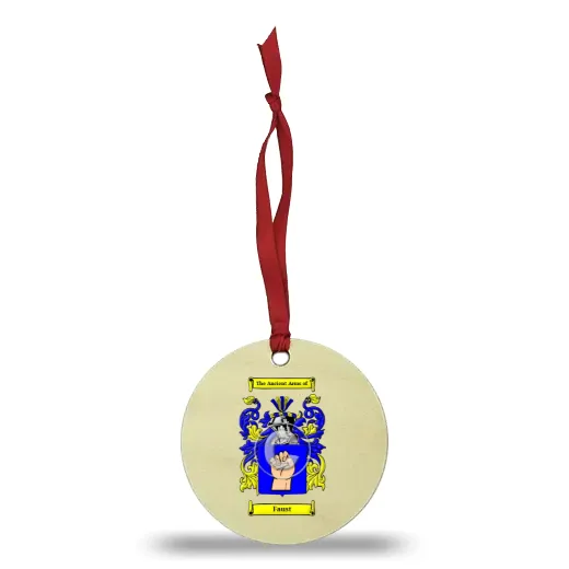 Faust Wooden Ornament