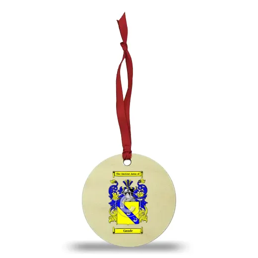 Gaude Wooden Ornament
