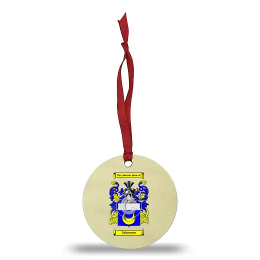 Schooner Wooden Ornament