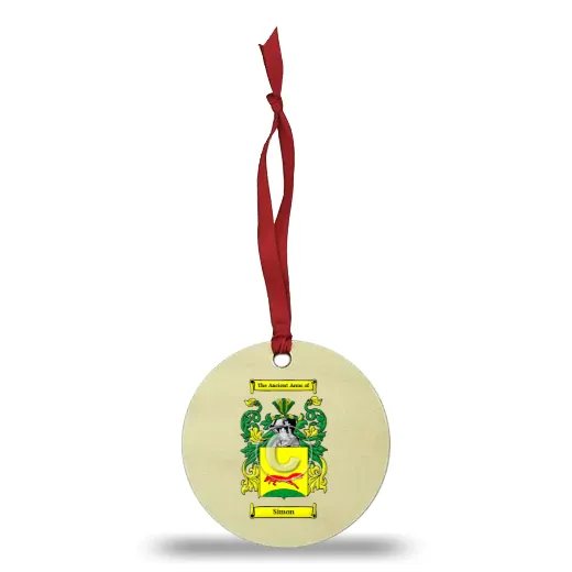 Simon Wooden Ornament