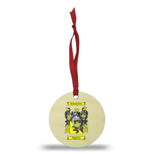 Simpston Wooden Ornament