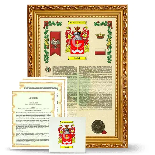 Dudek Framed Armorial, Symbolism and Large Tile - Gold