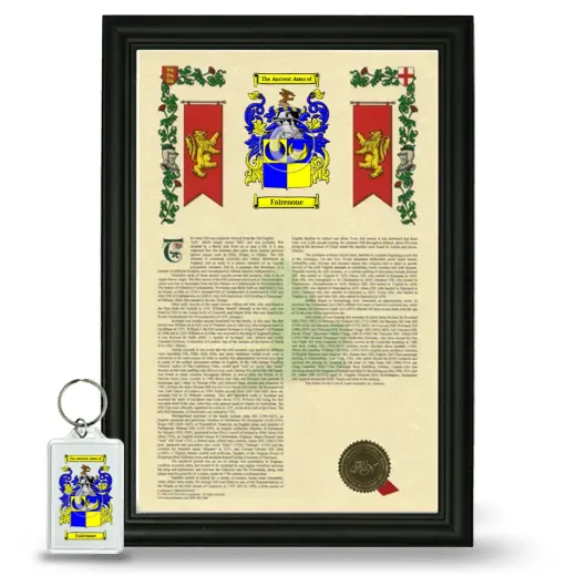 Fairenone Framed Armorial History and Keychain - Black
