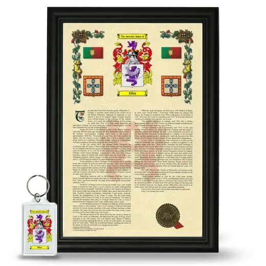 Silva Framed Armorial History and Keychain - Black