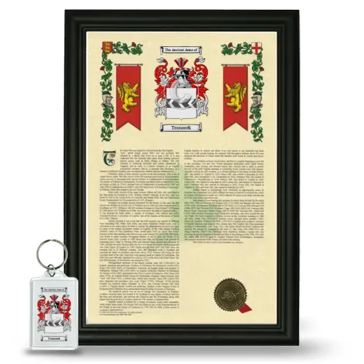 Tranoork Framed Armorial History and Keychain - Black
