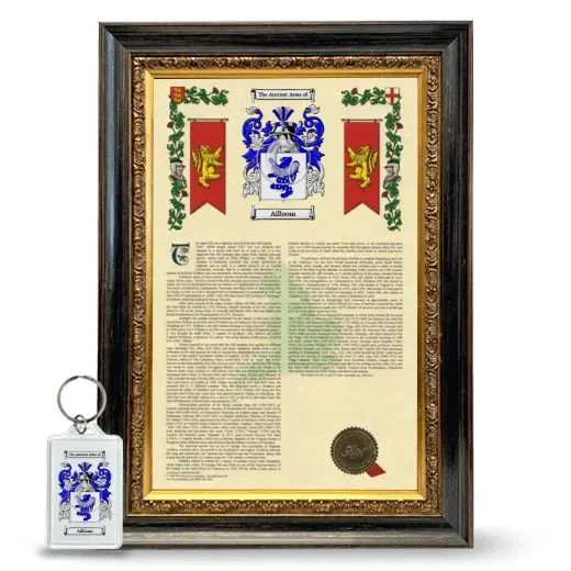 Ailloom Framed Armorial History and Keychain - Heirloom