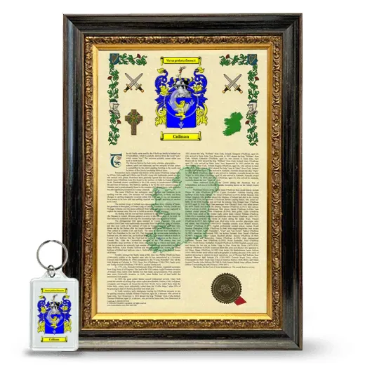 Culinan Framed Armorial History and Keychain - Heirloom