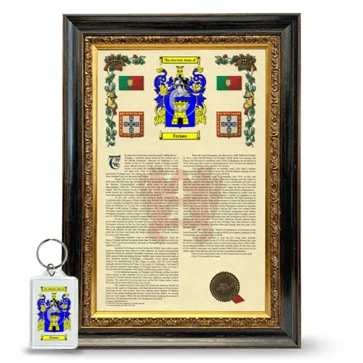 Fernao Framed Armorial History and Keychain - Heirloom