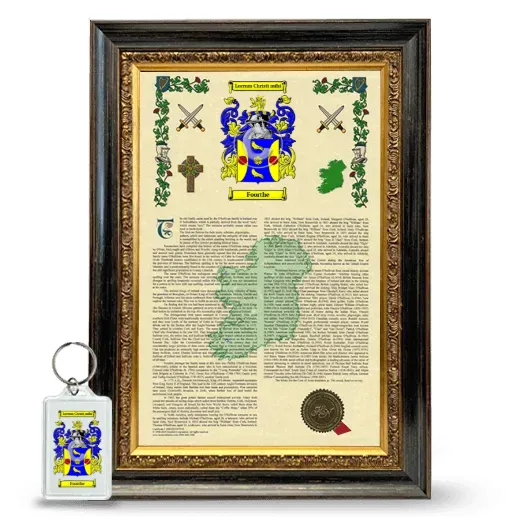 Foorthe Framed Armorial History and Keychain - Heirloom