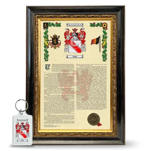 Gone Framed Armorial History and Keychain - Heirloom