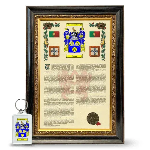 Hutra Framed Armorial History and Keychain - Heirloom