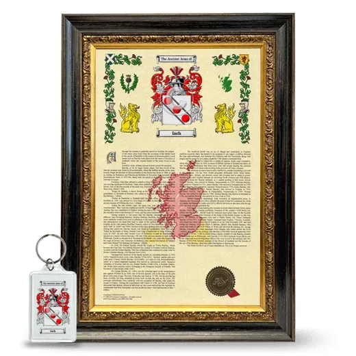 Inch Framed Armorial History and Keychain - Heirloom