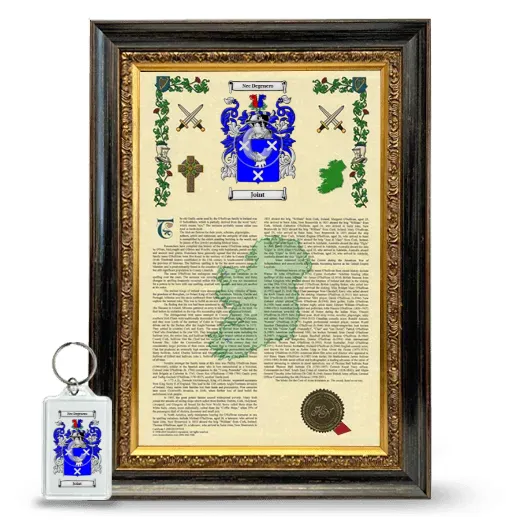 Joint Framed Armorial History and Keychain - Heirloom
