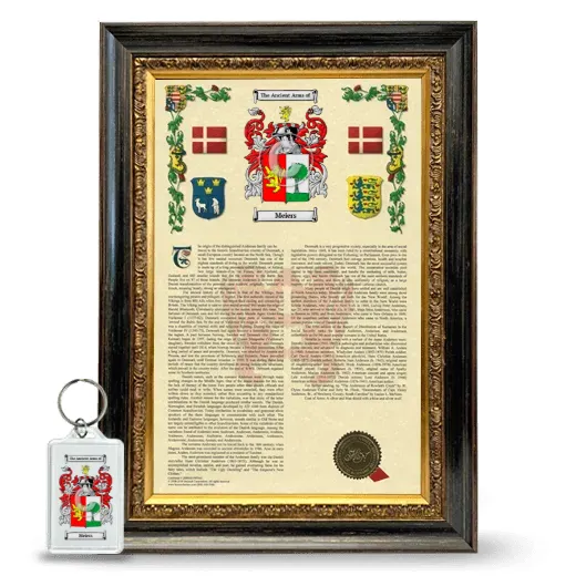 Meiers Framed Armorial History and Keychain - Heirloom