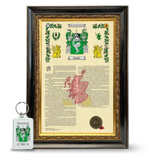 Prophet Framed Armorial History and Keychain - Heirloom