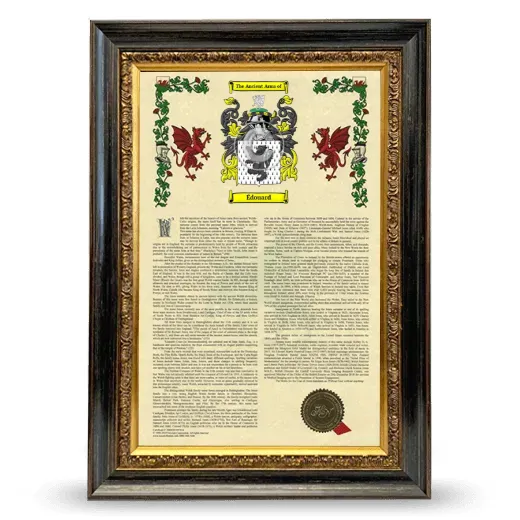 Édouard Armorial History Framed - Heirloom
