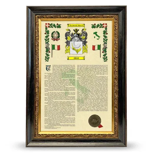 Alessi Armorial History Framed - Heirloom