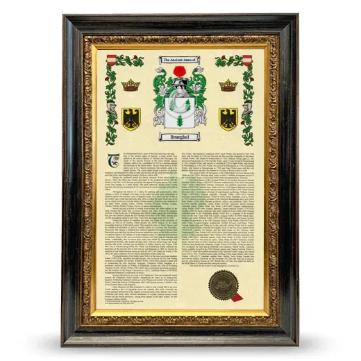 Brueghel Armorial History Framed - Heirloom