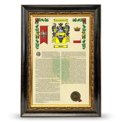Chmiel Armorial History Framed - Heirloom
