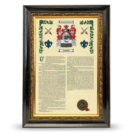 Connard Armorial History Framed - Heirloom