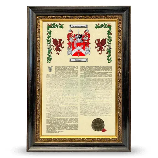 Cotmore Armorial History Framed - Heirloom
