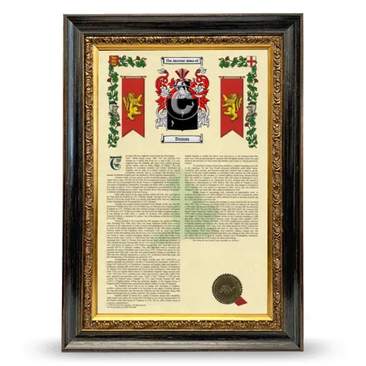 Damm Armorial History Framed - Heirloom