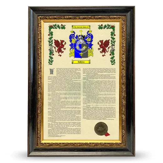 Enkyns Armorial History Framed - Heirloom