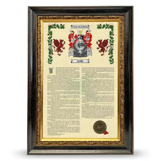 Enville Armorial History Framed - Heirloom