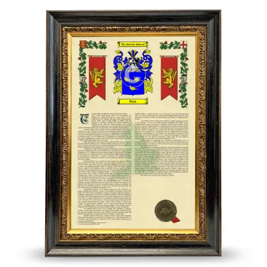 Fass Armorial History Framed - Heirloom