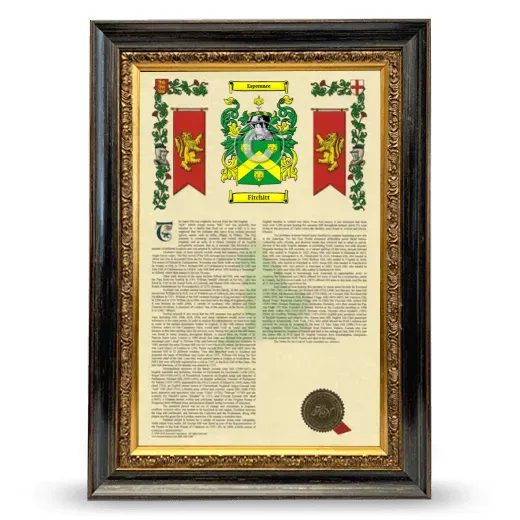 Fitchitt Armorial History Framed - Heirloom