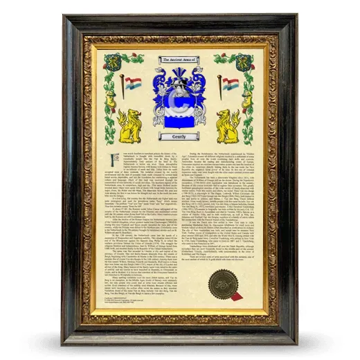Gently Armorial History Framed - Heirloom