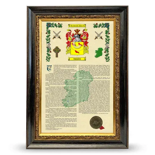 Gormley Armorial History Framed - Heirloom