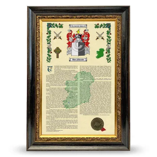 Mac phiaraic Armorial History Framed - Heirloom