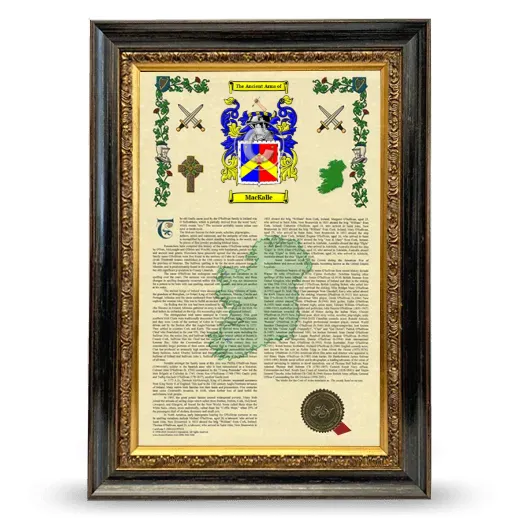 MacKalle Armorial History Framed - Heirloom