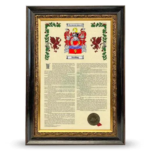 Marking Armorial History Framed - Heirloom