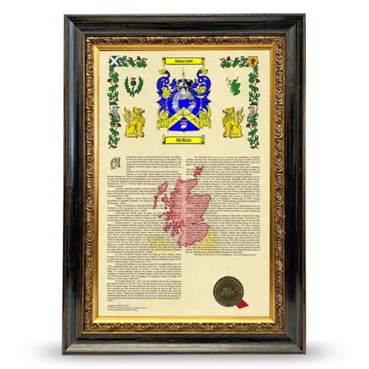 McKaie Armorial History Framed - Heirloom