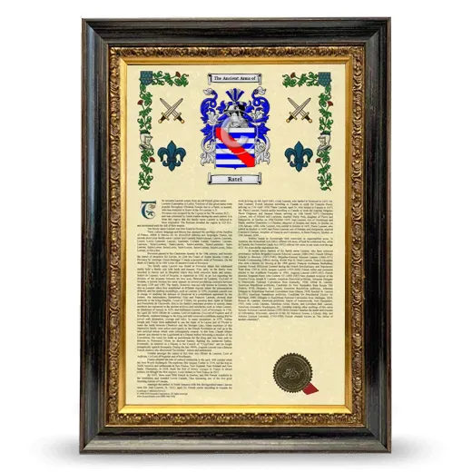 Ratel Armorial History Framed - Heirloom