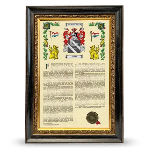 Schild Armorial History Framed - Heirloom