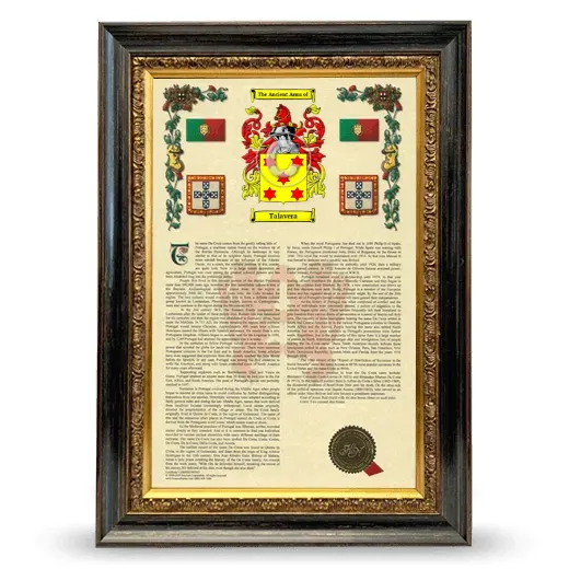 Talavera Armorial History Framed - Heirloom