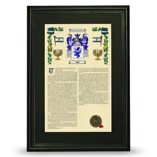 Adel Deluxe Armorial Framed - Black