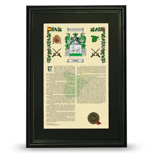 Alcolea Deluxe Armorial Framed - Black