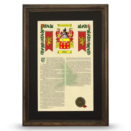 Alfarte Deluxe Armorial Framed - Brown