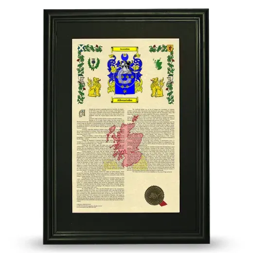 Altenstolm Deluxe Armorial Framed - Black